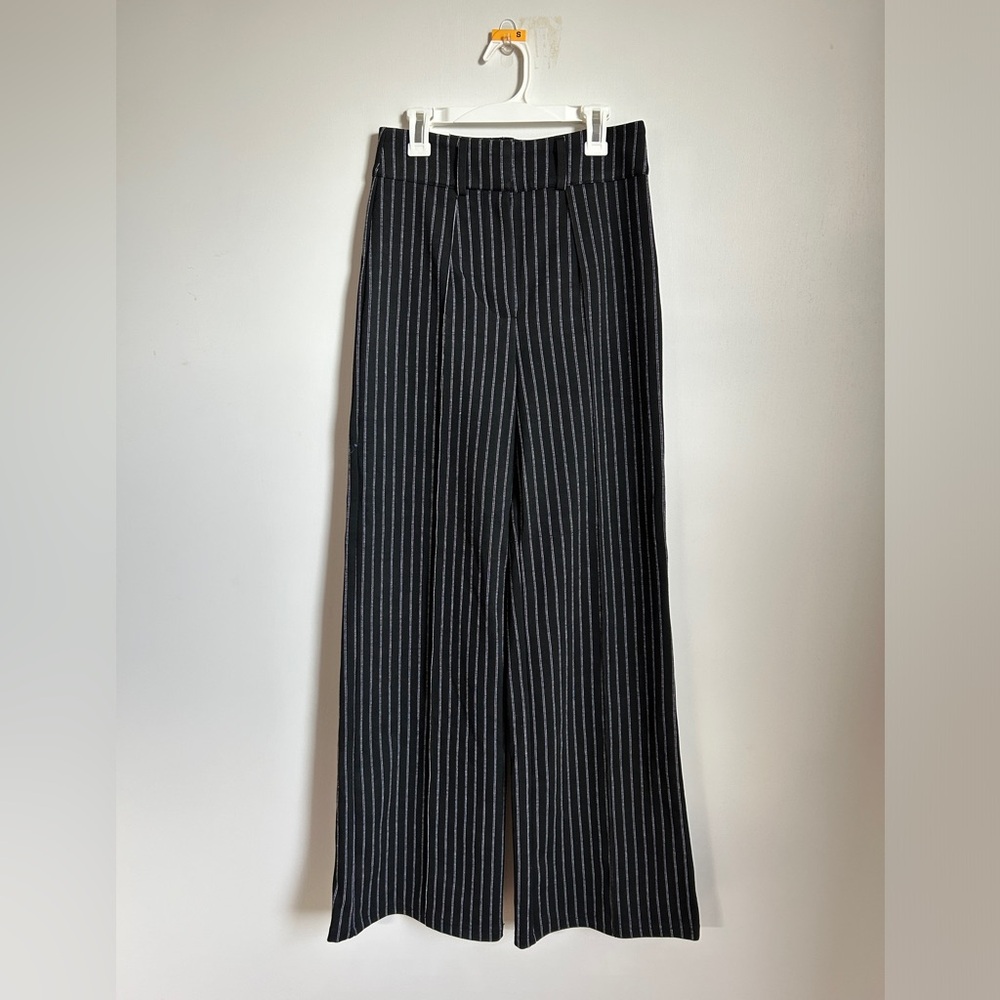 Glassons Black and White Pinstripe Pants